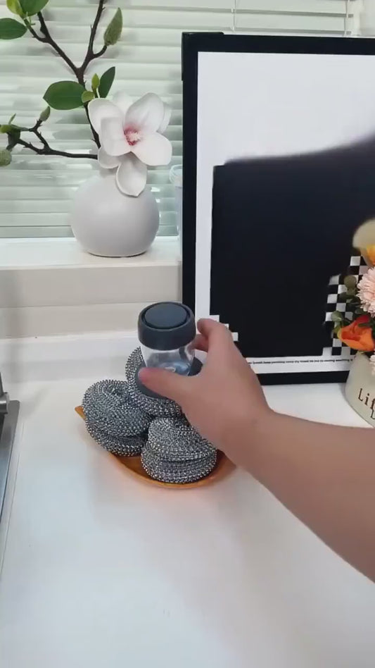 Scrubzy Soap-Dispensing Palm Brush