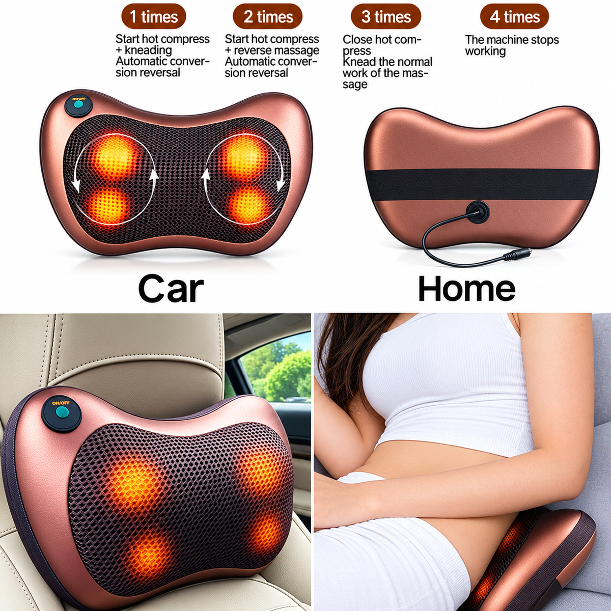 Professional Massaging Pillow