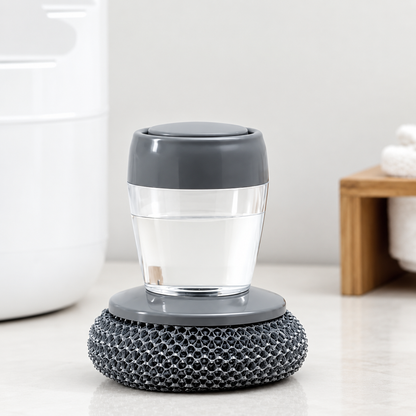 Scrubzy Soap-Dispensing Palm Brush