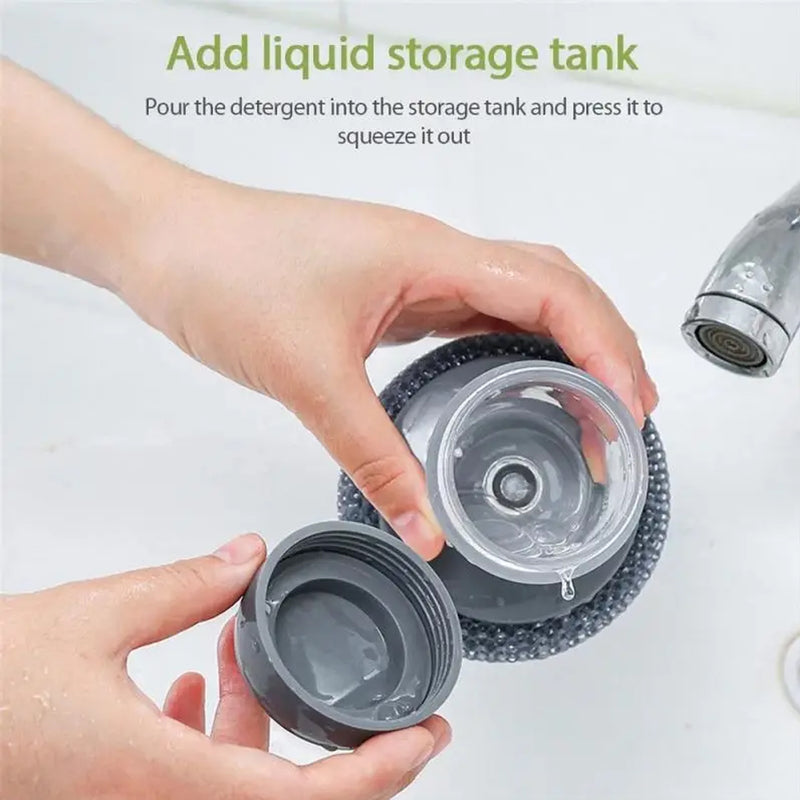 Scrubzy Soap-Dispensing Palm Brush